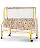 BAYBEE Cuddle Baby Swing Cradle for Baby, New Born Baby Bedding Set with Mosquito Net, Jhula Palna for Babies with Swing Bed | Baby Sleeping Swing Cradle (Yellow)