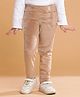 Tales & Stories Solid Leggings - Brown