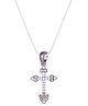 Taarose by Osasbazaar 925 Sterling Silver Cross CZ Pendant and 16 inch Chain for Kids - 92.5% Pure BIS Hallmarked