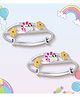 Silverium Sterling Silver 92.5% BIS Hallmarked Bee and Flower Adjustable Kada