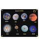 MINDMAKER - Wooden Puzzle with Knobs Educational and Learning Toy for Kids (Solar System)