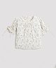 Tiny Girl Three Fourth Sleeves Floral Printed Top - Pink