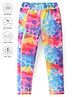 Pine Active Knit Full Length Super Stretch Leggings With Abstract Print - Multicolor