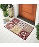 Saral Home Tile Velvet Digital Print Antiskid Doormat
