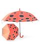 Colourful Printed Umbrella - Red
