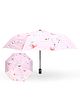 Free-size Umbrella With Peach Print - Pink