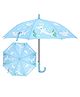 Free-size Umbrella With Shark Print - Red
