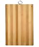 WudnKrafts Bamboo Wood Chopping Board | Eco-Friendly, Anti-Microbial Cutting Board for Kitchen Vegetables, Fruits & Cheese | BPA-Free - Medium Size, Brown
