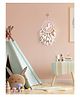 Duli Dream catcher Hanging with Unicorn & White color Feathers for Home Decoration - White