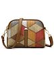 SYGA Women's Crossbody Bag, Colorful Print, Adjustable Strap, Zip Top Closure(Grey)