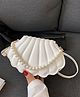 SYGA Women's Casual Crossbody Purse, Small Size With Zipper Closure Shell Bag (White)