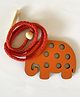 Mini Leaves Lacing Activity for Kids - Wooden Lacing Toys for Toddlers 3+ Years