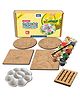 Mini Leaves Colorful Pichwai Art Mandala DIY Painting Kit for Home Decoration for 6+ Kids