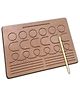 Mini Leaves Wooden Pattern Tracing Board - Beginner tracing Board for Kids 2+ Years