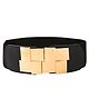 Yellow Chimes Women's Waist Belt Stretchy Black Hip Belt For Women Saree Kamarband I AdjustabIe Perfect For Western & Ethnic Attire Addition To Your Wardrobe (Design 4)