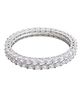 Yellow Chimes Bangles for Women and Girls American Diamond Bangles for women | Silver Tone White AD Studded Bangles for girls | Birthday Gift For girls and women Anniversary Gift for Wife