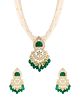 Yellow Chimes Mystic Grooves Collection Jewellery Set for Women Kundan Necklace Set Kundan Studded Beads Necklace Set