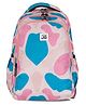 JUSTBAGS School Backpack with 3 Spacious Compartments and 2 Bottle Holders Pink - 17 Inches