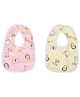 Chinmay Kids  Bib for Infants Daily Use Super Soft Cotton Fast-Dry Printed Bibs Pack of 2  (Pink-Yellow)