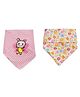 Chinmay Kids Reusable Baby Bibs Two Layered Cute Prints Edges Assorted Color Pack of 2  (Green-Orange)