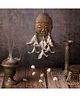 Duli Handmade Dreamcatcher Car Hanging with  Buddha & White color Feathers for Home Decoration