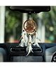 Duli Handmade Dreamcatcher Car Hanging with  Shivji  & White color Feathers for Home Decoration