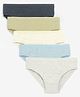 Charm n Cherish Pack Of 5 Solid Briefs - Multi Colour