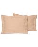 Trance Home Linen 100% Cotton Baby Pillow Covers Set of 2 - Beige