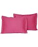 Trance Home Linen 100% Cotton Baby Pillow Covers Set of 2 - Rose Pink