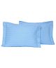 Trance Home Linen 100% Cotton Baby Pillow Covers Set of 2 - Sky Blue