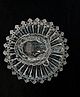 VOIDROP Feng Shui vastu Crystal Glass Turtle with Crystal Plate for Gift showpiece Decoration Good Luck Sign Small Round Plate