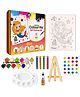 Mini Leaves  Colour Me Mermaid DIY Canvas Art Kit 8 x 6 Inch