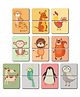 Mini Leaves Head and Tail 2 Pieces Wooden Memory Game for Kids 2+ Years (20 Pcs Total)