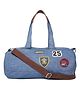 BAD HABIT Unisex Blue Denim Gym Duffel Bag