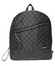 BAD HABIT Quilted Black Backpack - Stylish and Functional for All Your Essentials