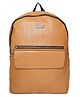 BAD HABIT Tan Brown Backpack - Versatile and Stylish Storage Solution