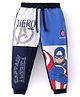 Babyhug Marvel Cotton Knit Full Length Lounge Pant with Avengers Graphics - Multicolour