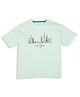 My Milestones Half Sleeves New York City Theme Printed Tee - Light Green