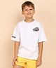 My Milestones Half Sleeves Racer Car Printed Tee - White