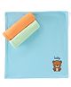 Doodle Poodle 100% Cotton Wash Cloths with Bear Print Pack of 3 L 26.5 x B 26.5 cm - Multicolor