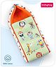 Babyhug Cotton Sleeping Bag Cum Carry Nest With Animals Print- Mint