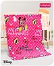 Babyhug Disney Single Ply Mink Blanket Cute Minnie Print- Pink