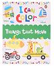 I Can Color Things that Move Book - English