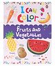 I Can Color Fruits and Vegetables Book - English