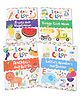 I Can Color Shrink Wrapped Pack of 4 Coloring Books - English