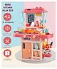ADKD Plastic Kitchen Set Toys with Realistic Lights & Sounds with 42 Accessories Set- Multicolor