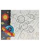 Yellow bee Cosmic Adventure: DIY Astronaut Art Kit