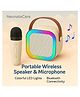 NeonateCare K12 Speaker Machine Bluetooth-Compatible Wireless Karaoke Mic Speaker Multi-Compatibility Modes -  RGB Lights- Multicolor