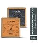 Nat Habit Butter Bath Soap Exfoliating Orange & Detox Charcoal For Scar Reduction, Exfoliation, Tan Removal & Exfoliation Pack of 2 - 125 g Each