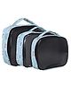 Echo Boomers Sky Blue Box Travel Kit - Insulated Portable Bag with Panda Print
